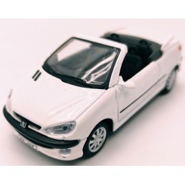 PEUGEOT 206 CC CARARAMA 1/43 BLANCHE