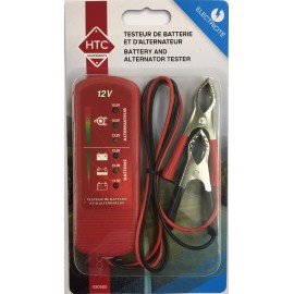 TESTEUR DE BATTERIE ET D'ALTERNATEUR 12V