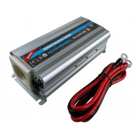 CONVERTISSEUR DE TENSION 12/220V - 600W + PRISE USB 2A