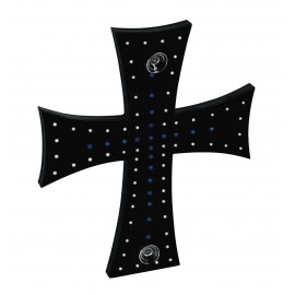 CROIX 81 LED 24 V BLEU & BLANC POUR CAMION 