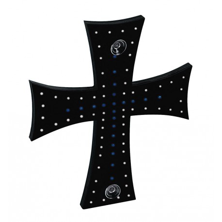 CROIX 81 LED 24 V BLEU & BLANC POUR CAMION 