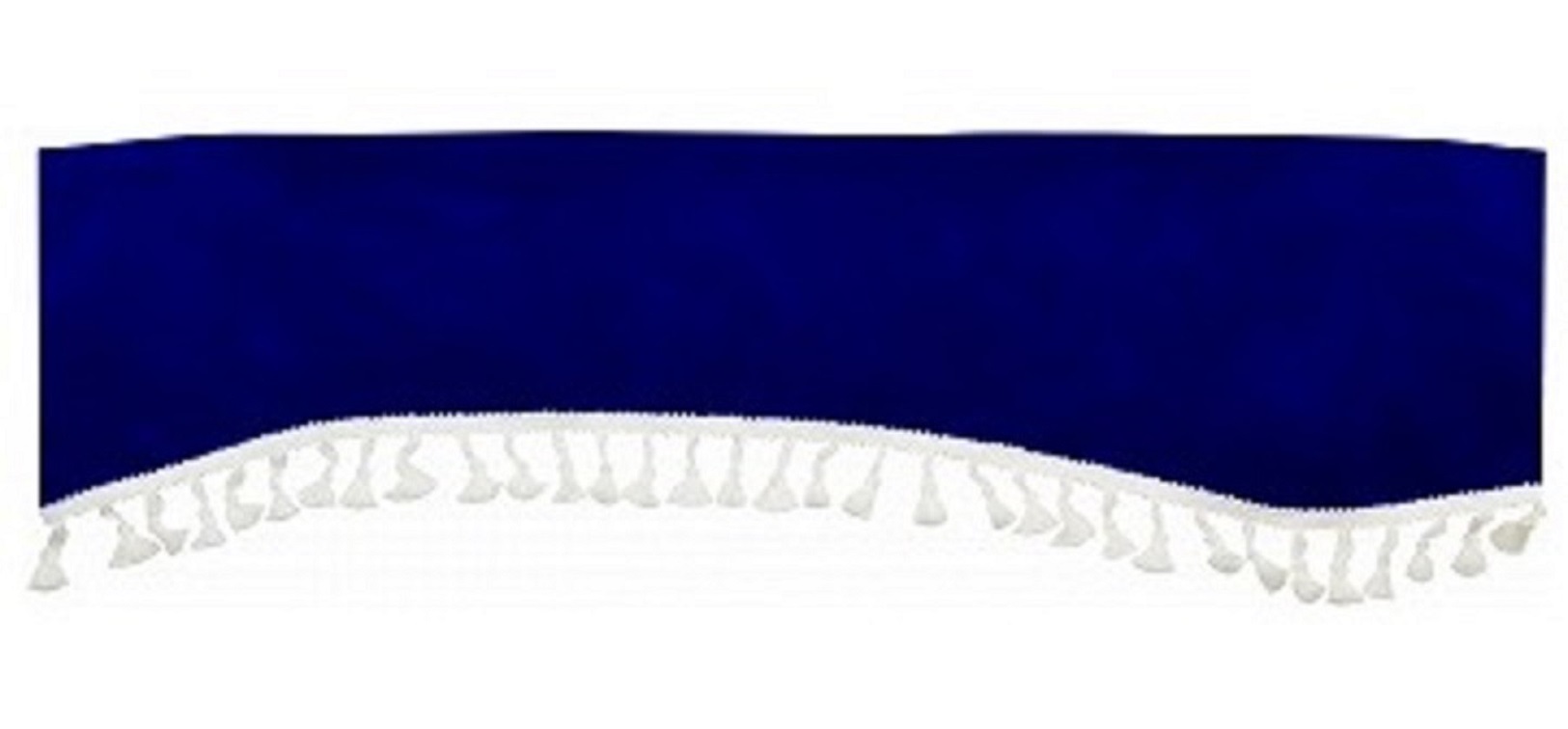 Franges de pare brise bleu 240cm x 18cm