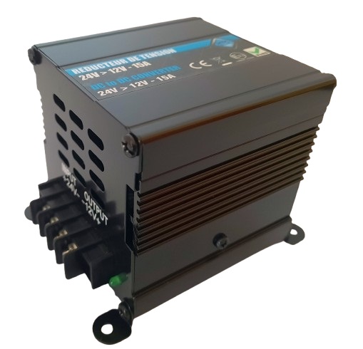 R&eacute;ducteur de tension de 24V A 12V - 15A