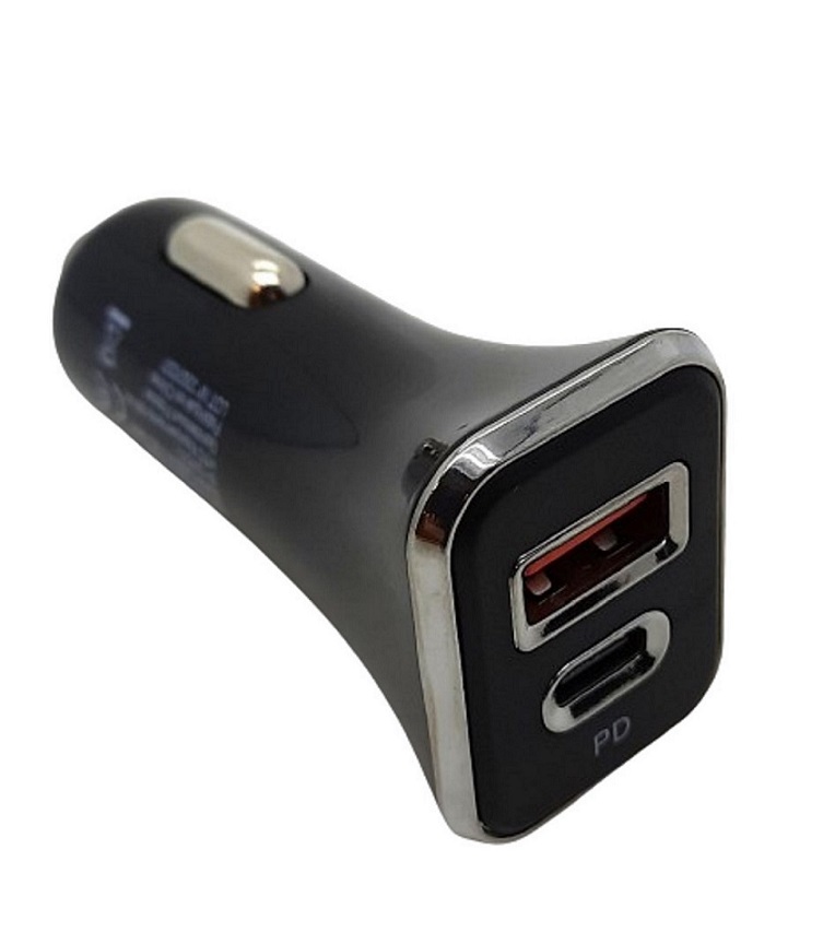 Chargeur allume cigare 12V / 24V 36W charge rapide USB A 18W + USB C PD 18W