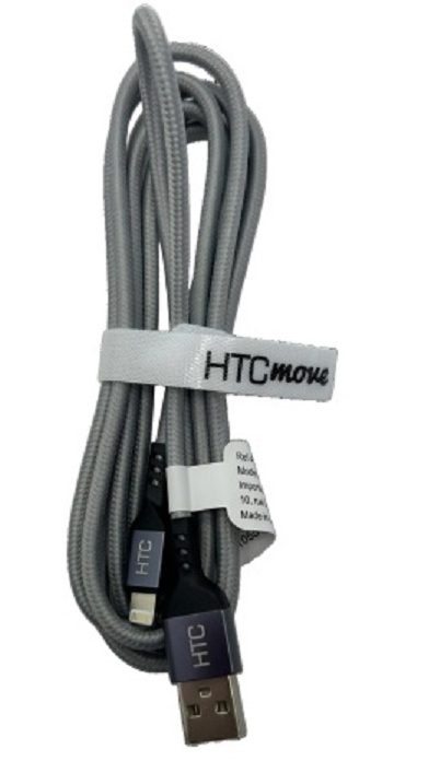 C&#226;ble de charge et donn&eacute;es tress&eacute; USB-A vers Lightning 3A