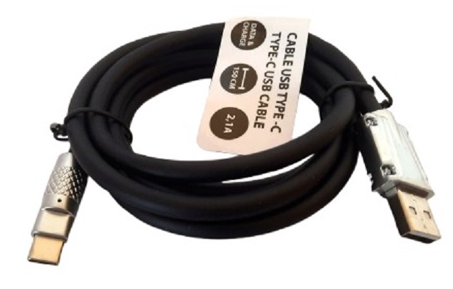 C&#226;ble de charge et donn&eacute;es USB-A vers vers USB-C&nbsp; 2.1A 