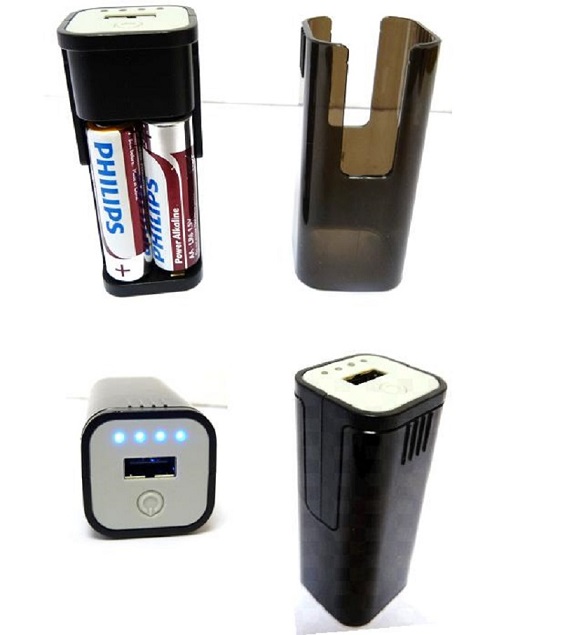 Batterie autonome fonctionnement &agrave; piles 4xLR6&#160; non fournies (AA)&#160; - avec port USB