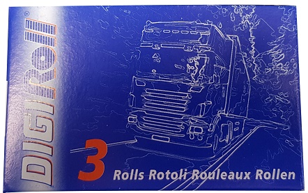 Boîte 3 Rouleaux papier thermique pourtachographe digital