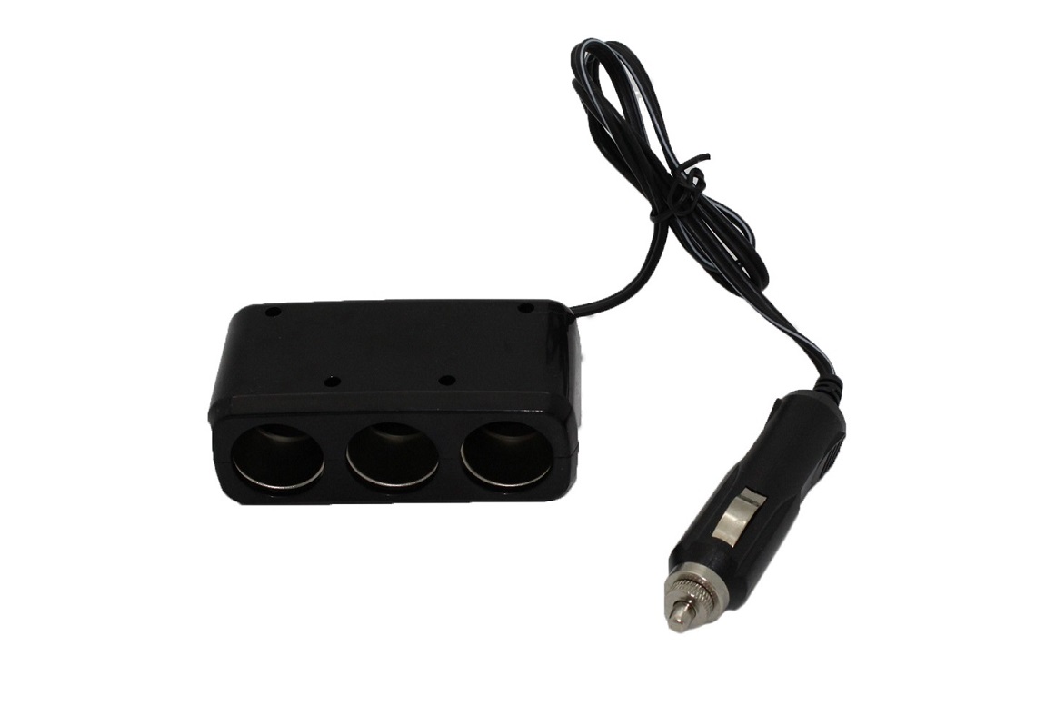 Triple prise Allume cigare 12V / 24V 5A&#160; 60W