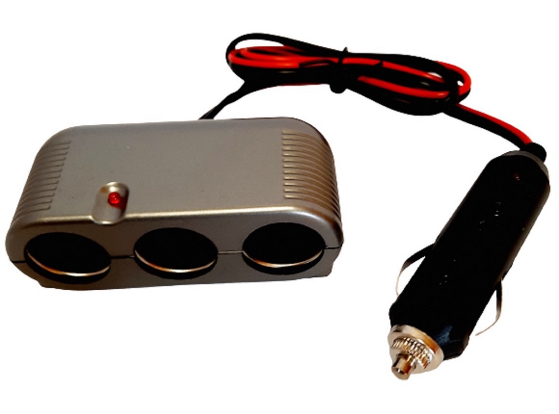 Triple prise allume Cigare 12V / 24V Haute puissance 10A
