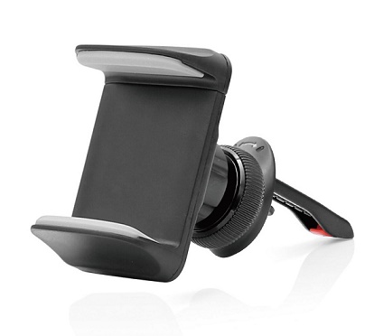 Porte téléphone rotatif 360° à pince fixation grillle d'aération