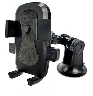 Porte téléphone 360° fixation ventouse pour tableau de bord et pare-brise