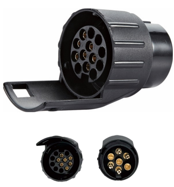 Adaptateur 7 plots m&#226;le- 13 plots femelle 12V