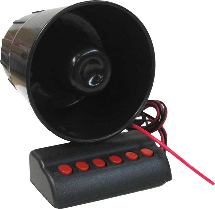 Sirene 6 tons diff&eacute;rents 12V