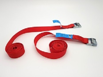 Jeu de 2 sangles &agrave; boucle 2.5m