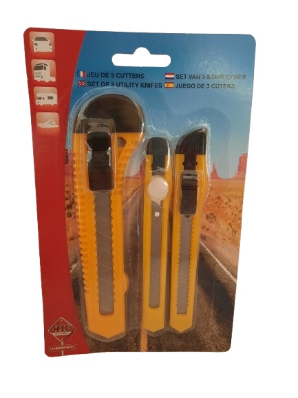 Assortiment de 3 cutters