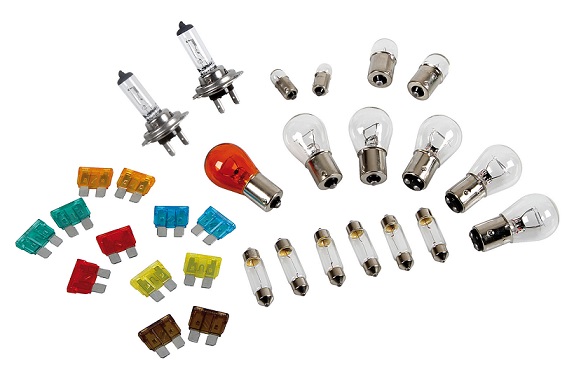 Coffret ampoules et fusibles super kit 30 pieces 2 X H7 24V