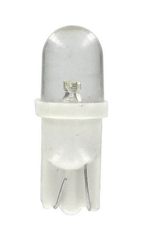 Paire d'ampoules 24V T10 Wedge blanc 1 LED