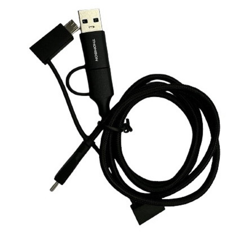 CABLE UNIVERSEL THOMSON DE CHARGE ET DONNEES 2.4A 60W