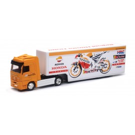 CAMION 1/43ème  MB ACTROS REPSOL HONDA 2017