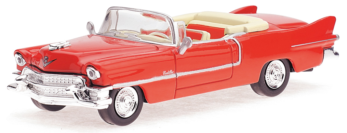 Voiture americaine Cadillac eldorado 1955 rouge 1/43&egrave;me