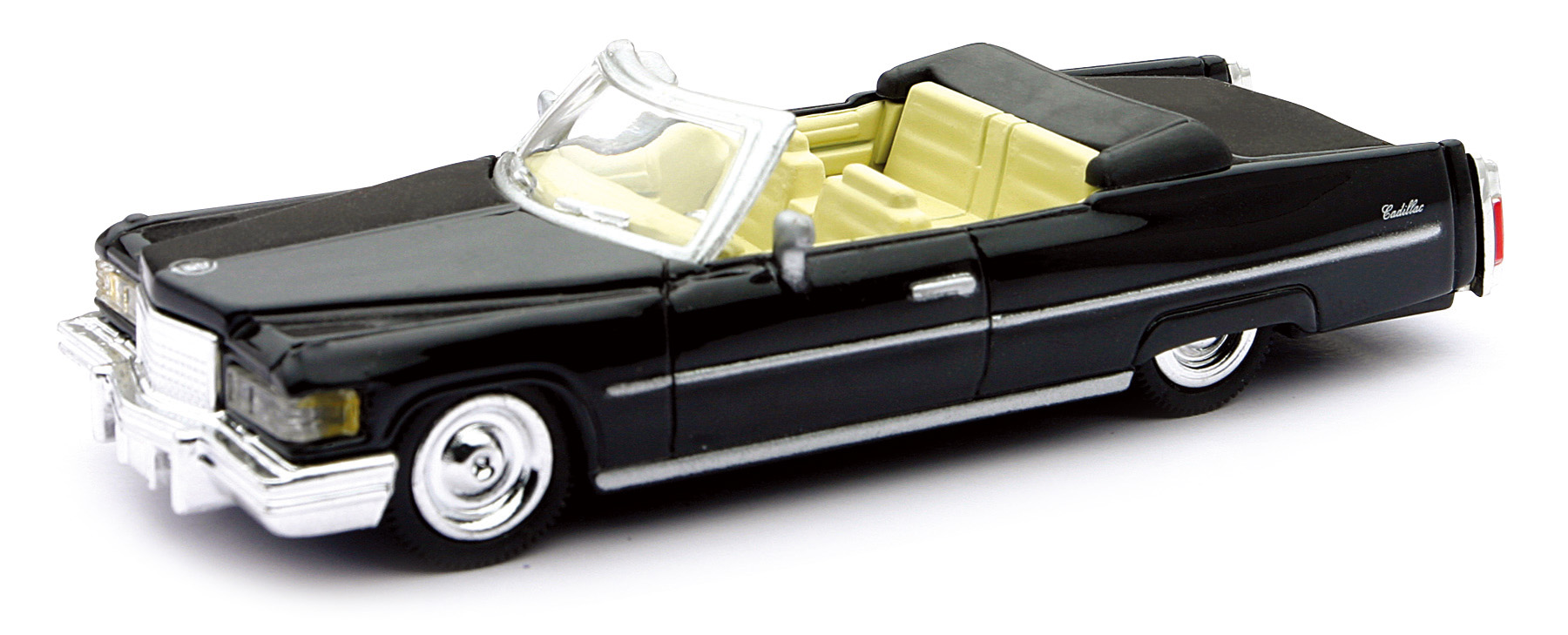 Voiture americaine Cadillac coupe de ville 1976 noire 1/43&egrave;me