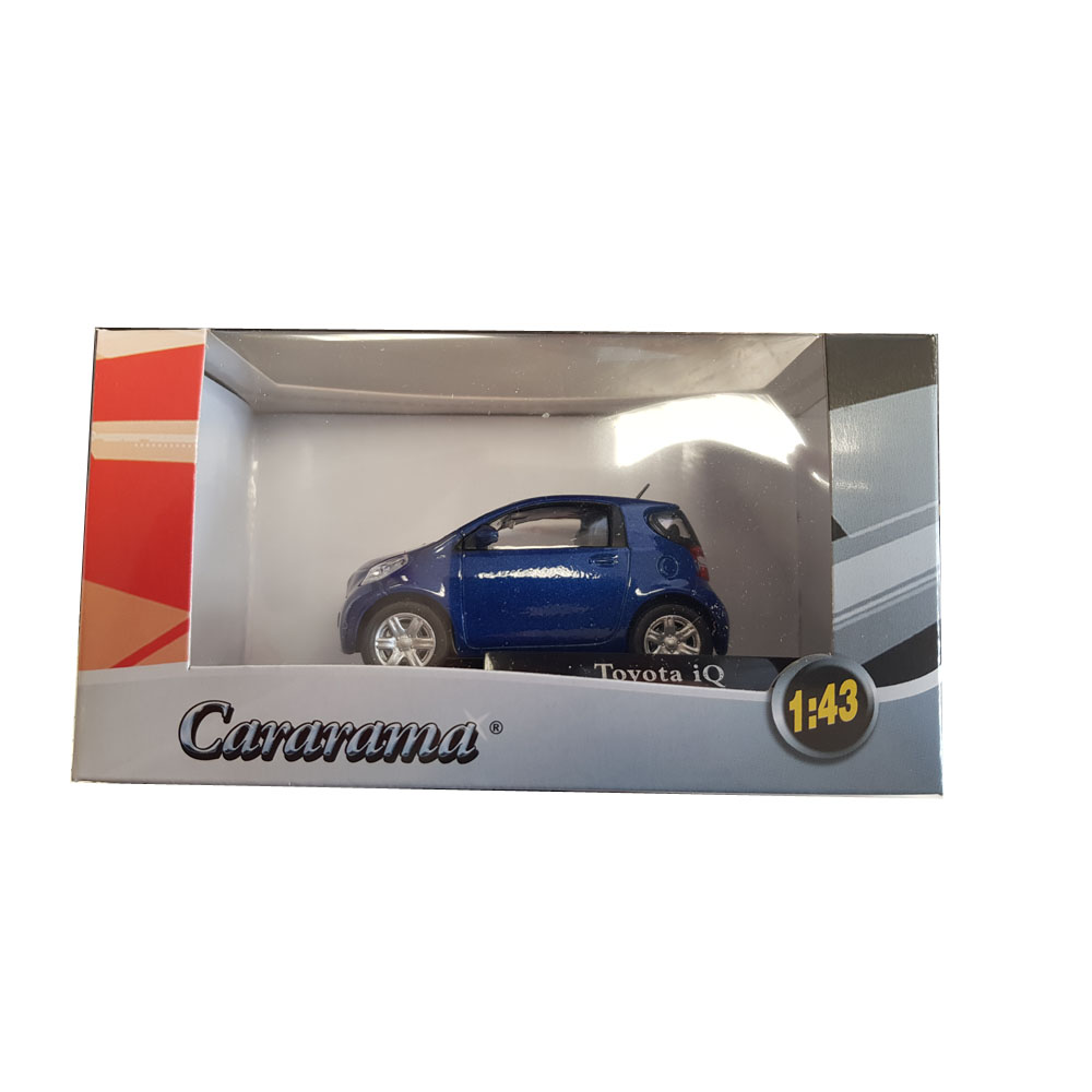Toyota iq bleue cararama 1/43