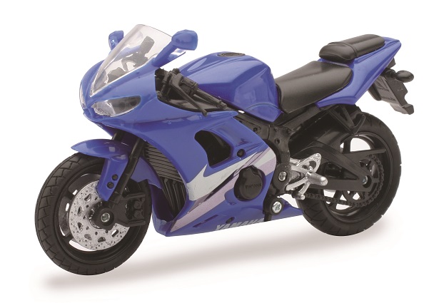 Moto street bike Yamaha YZF RG bleue 1/18&egrave;me