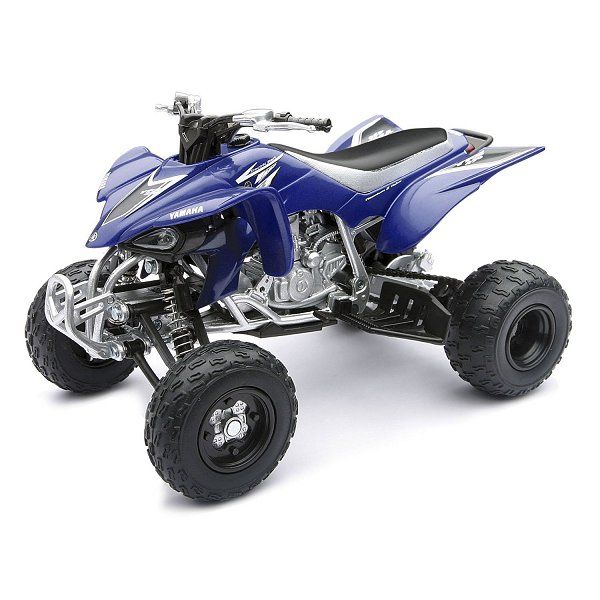 Quad Yamaha YFZ 450 bleu&#160; &agrave; l &eacute;chelle 1/12&egrave;me.