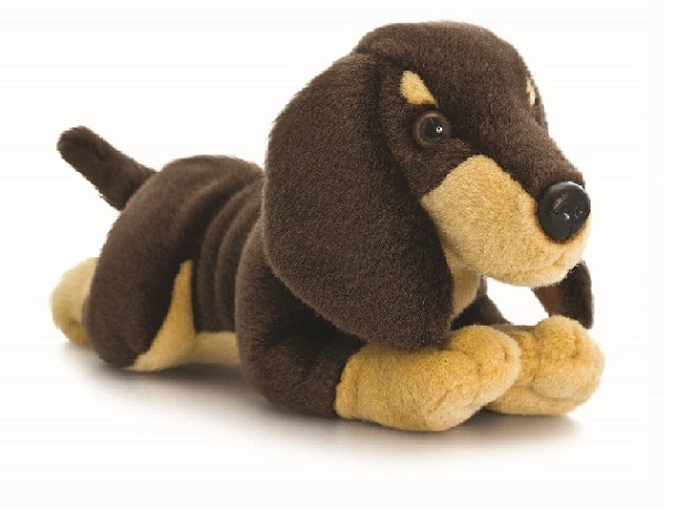 Peluche chien DACHSHUND 30cm